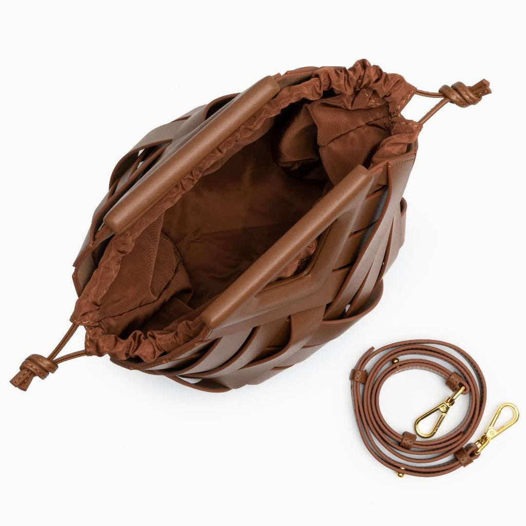 Women's Woven Top Handle Handbag | Stanmore_19