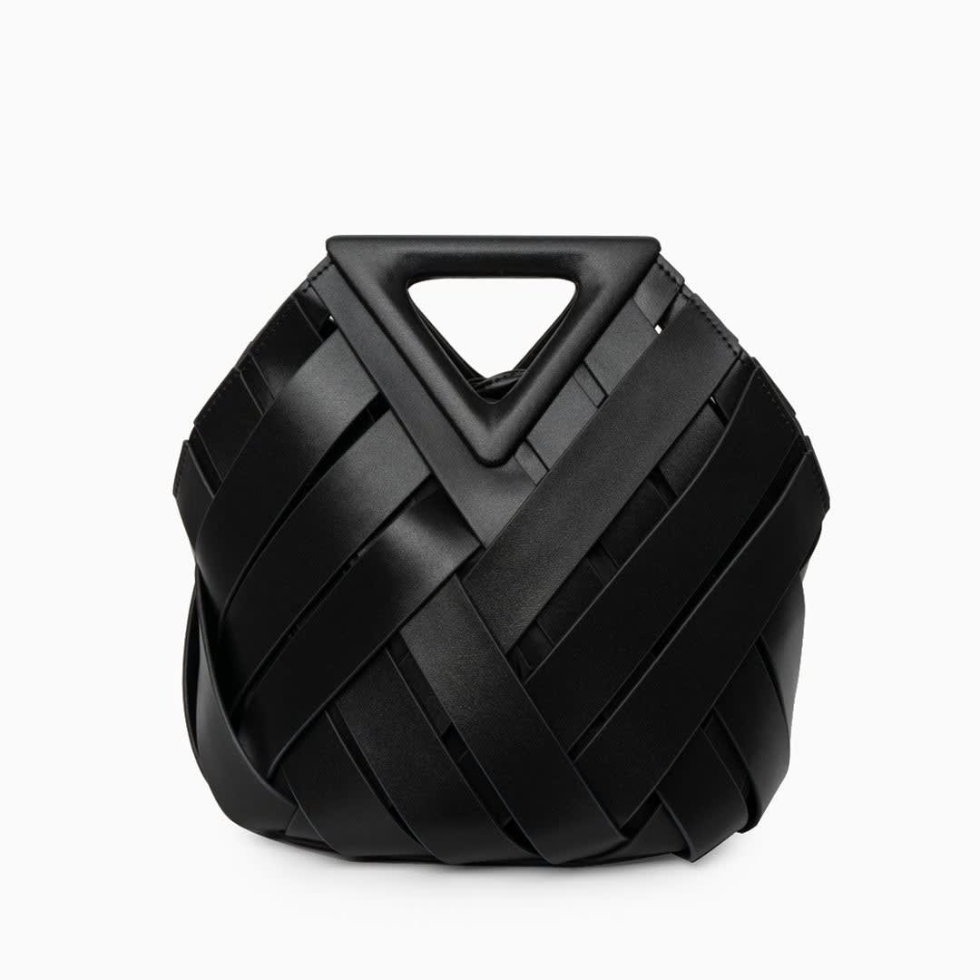 Women's Woven Top Handle Handbag | Stanmore_2