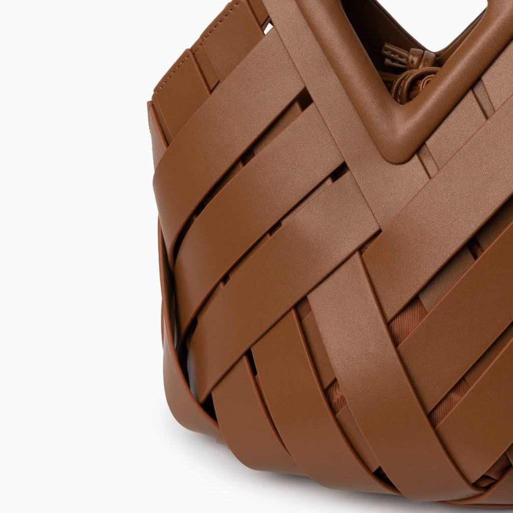 Women's Woven Top Handle Handbag | Stanmore_20