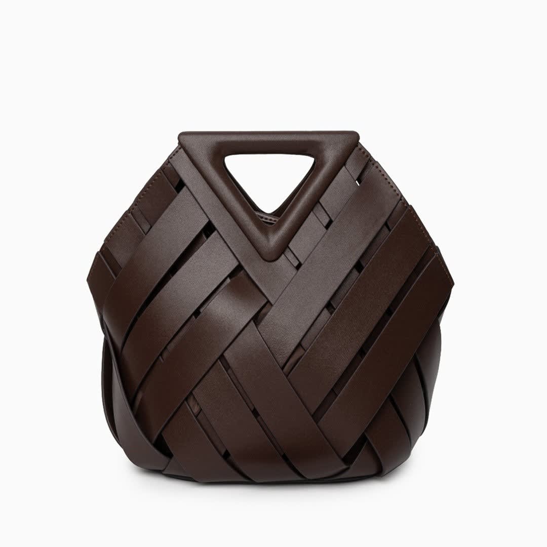 Women's Woven Top Handle Handbag | Stanmore_4