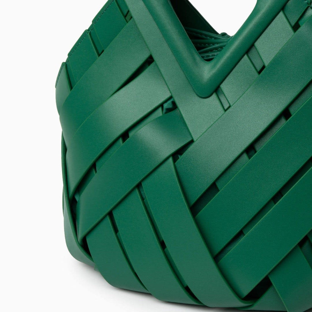 Women's Woven Top Handle Handbag | Stanmore_5