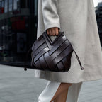Women's Woven Top Handle Handbag | Stanmore_8