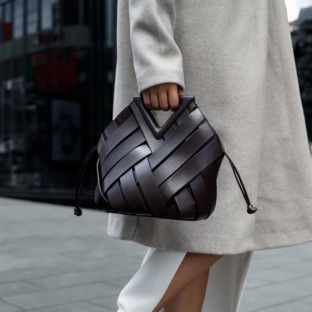 Women's Woven Top Handle Handbag | Stanmore_8