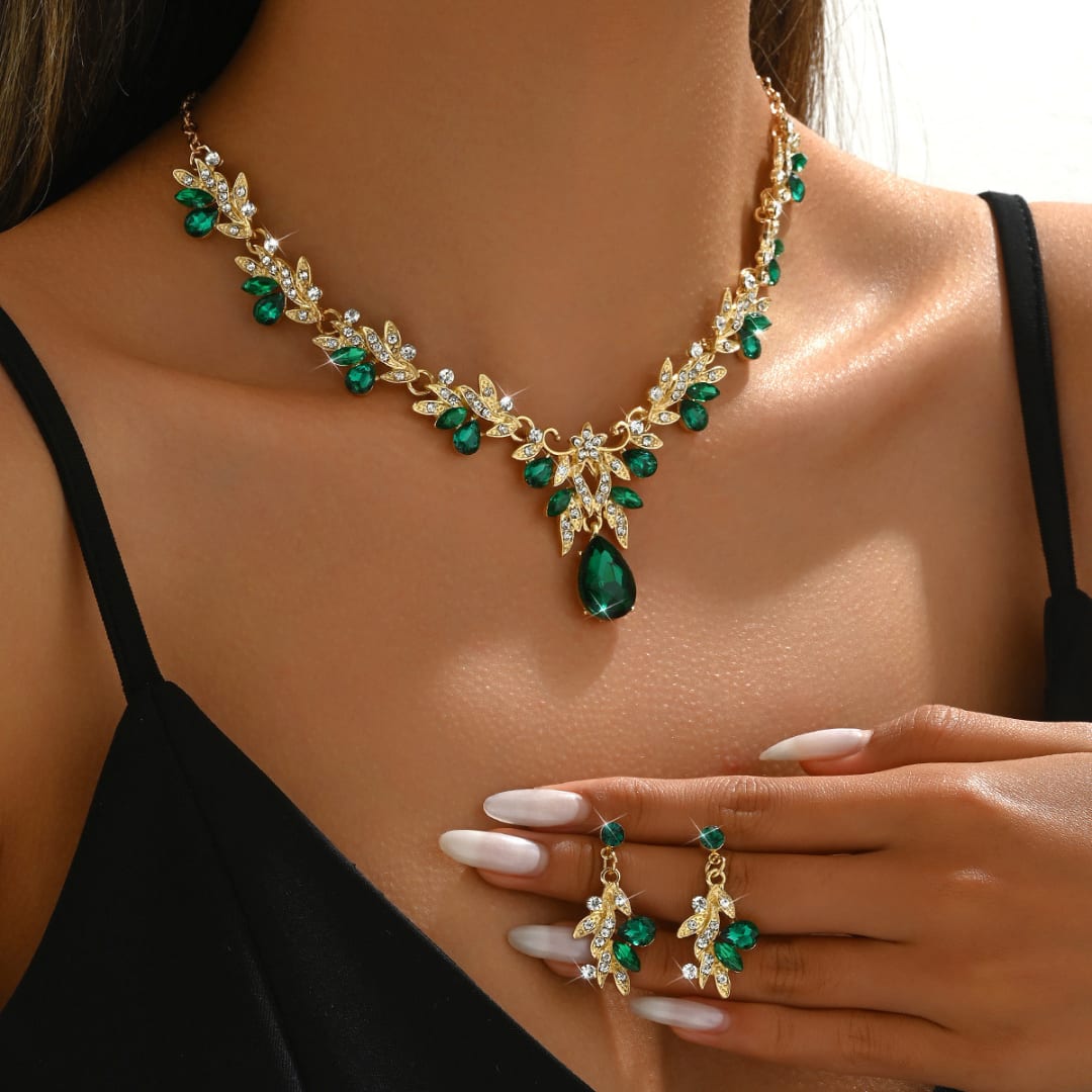 Women's Crystal Necklace and Earring Set | Southwell_2
