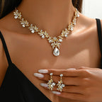 Women's Crystal Necklace and Earring Set | Southwell_3