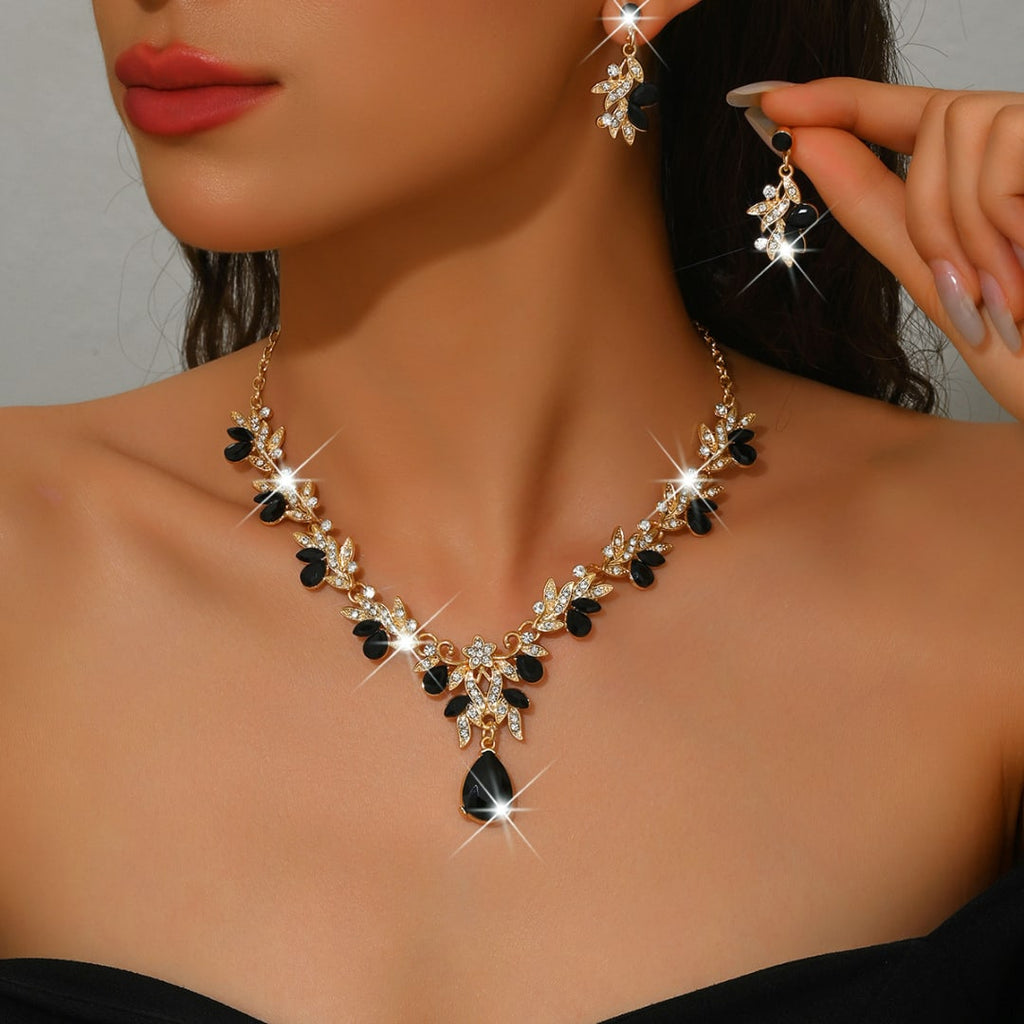 Women's Crystal Necklace and Earring Set | Southwell_4