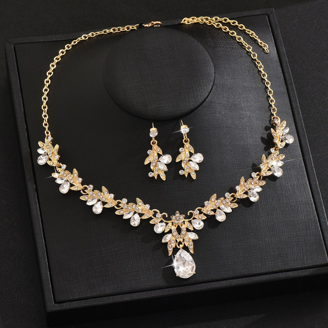 Women's Crystal Necklace and Earring Set | Southwell_6