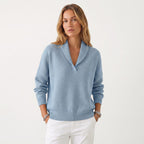 Women's Shawl Collar Knit Sweater | Violetta_5