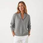 Women's Shawl Collar Knit Sweater | Violetta_6