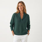 Women's Shawl Collar Knit Sweater | Violetta_9