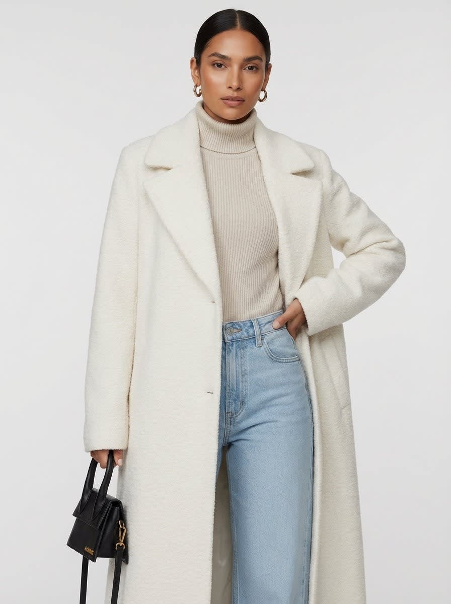 Women's Oversized Longline Coat | Verity_7
