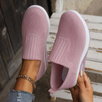 Women's Knit Slip On Sneakers | Augusta_4