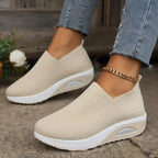 Women's Knit Slip On Sneakers | Augusta_5