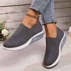 Women's Knit Slip On Sneakers | Augusta_6