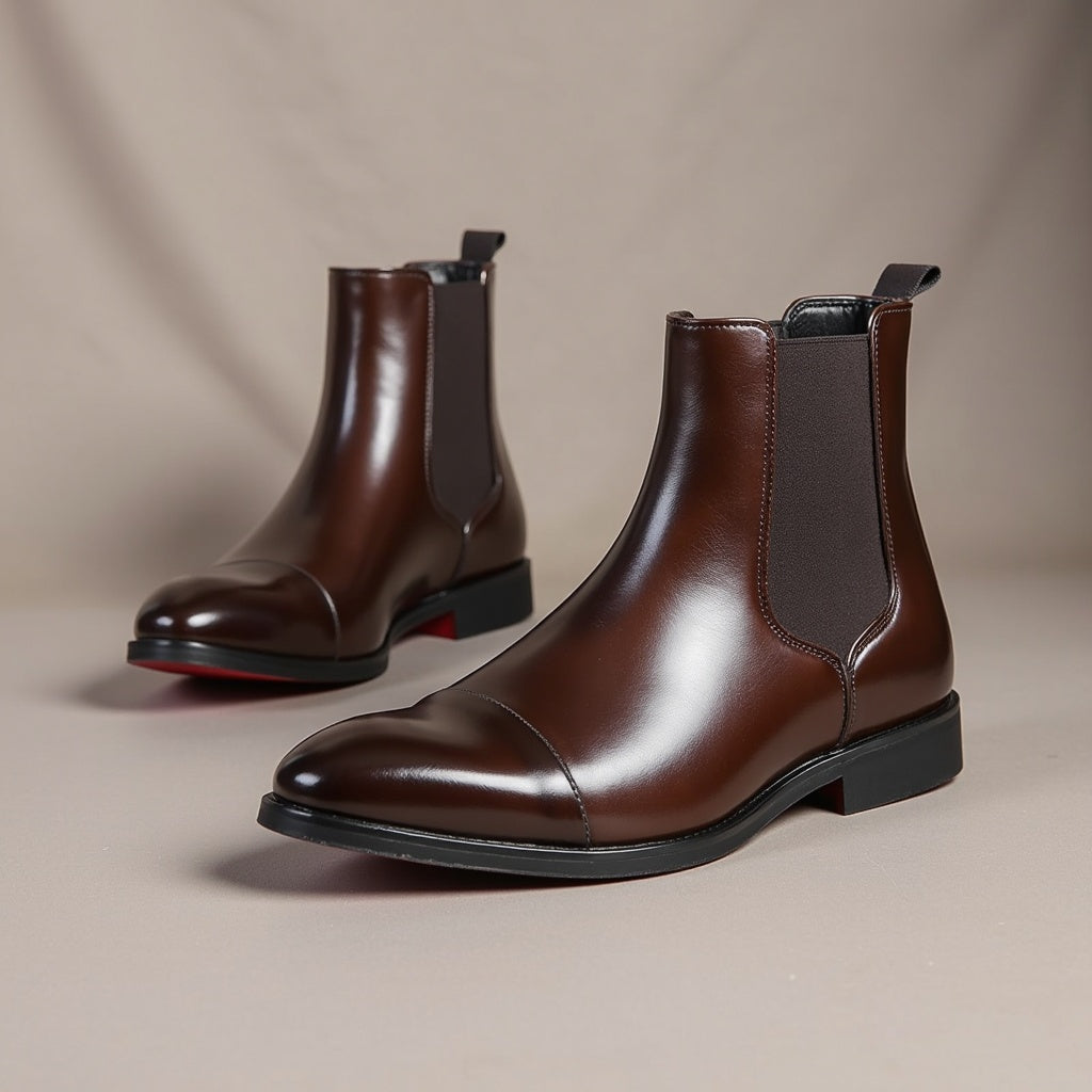 Annibale Leather Chelsea Boots