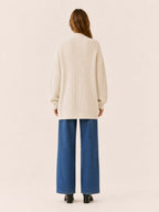 Women's Balloon Sleeve Longline Cardigan | Harriet_2
