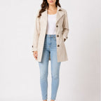Women's Single Breasted Short Trench Coat | Thurloe_1