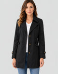 Women's Single Breasted Short Trench Coat | Thurloe_2