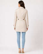 Women's Single Breasted Short Trench Coat | Thurloe_7