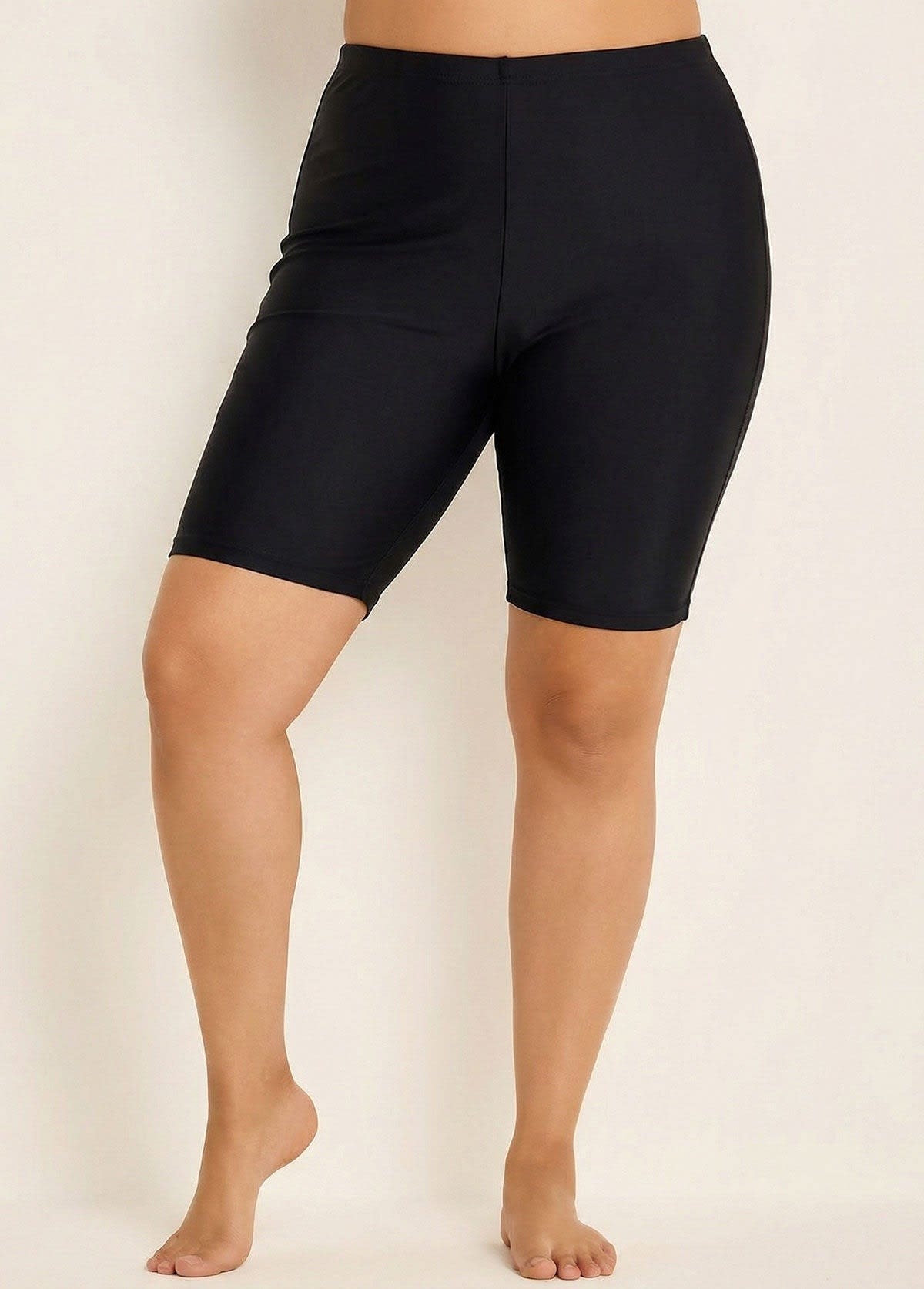Women's High Waisted Long Swim Shorts | Uffington_2
