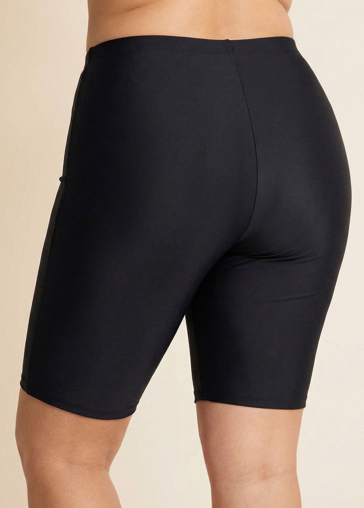 Women's High Waisted Long Swim Shorts | Uffington_3