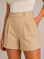 Women's High Waisted Tailored Shorts | Clarendon_13