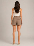 Women's High Waisted Tailored Shorts | Clarendon_15