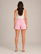 Women's High Waisted Tailored Shorts | Clarendon_19