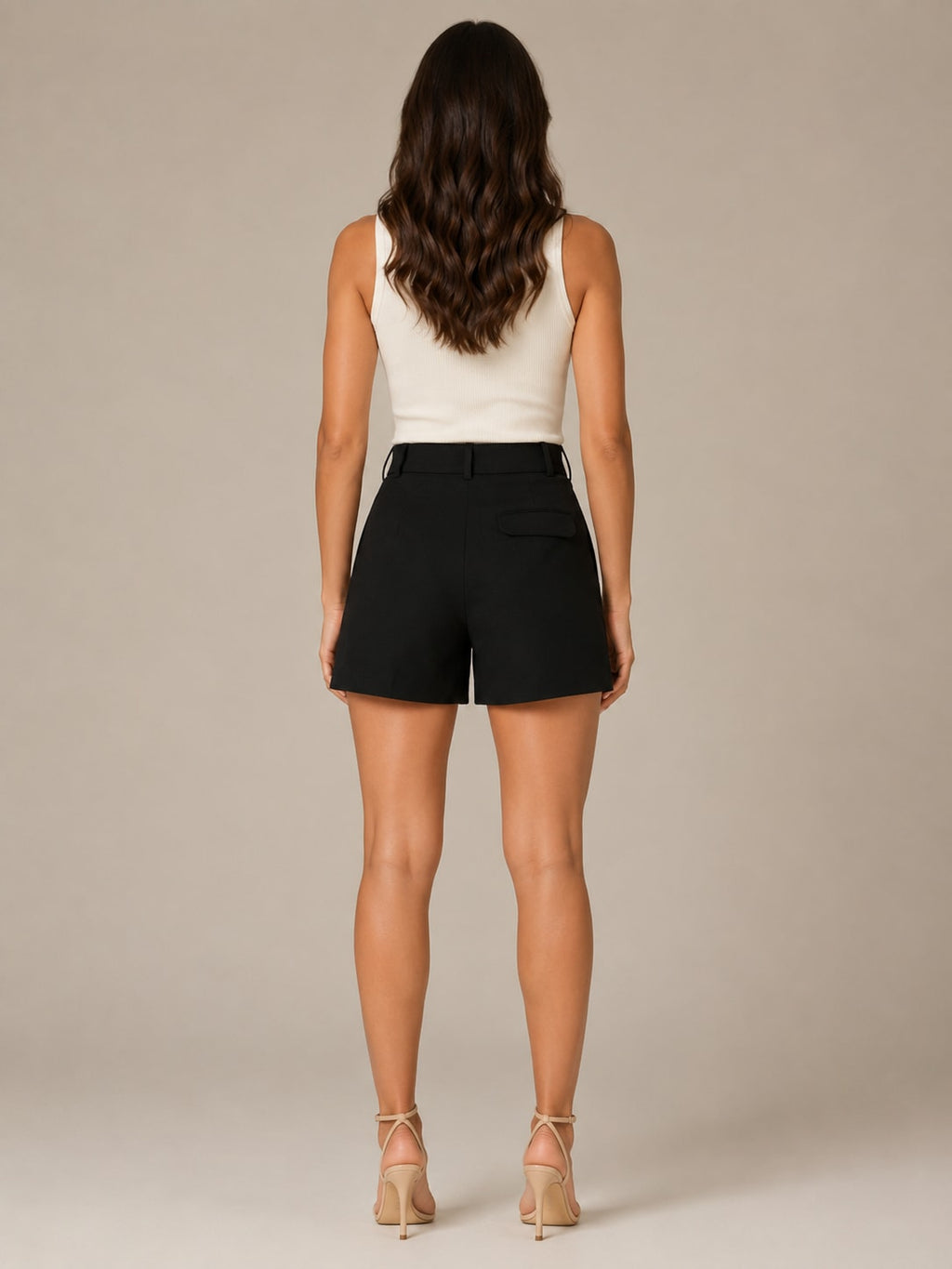 Women's High Waisted Tailored Shorts | Clarendon_2
