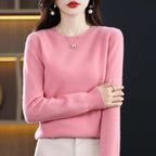 Women's Crew Neck Soft Knit Sweater | Lucasta_10