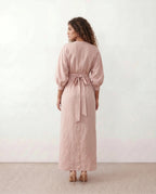 Women's V-Neck Wrap Maxi Dress | Rhiannon_3
