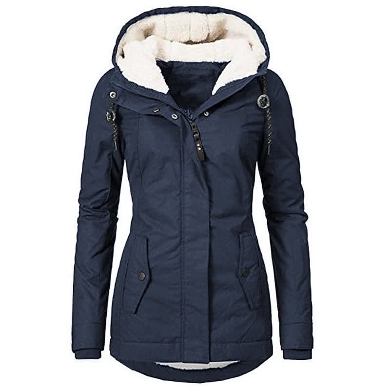 Women's Hooded Fleece Lined Parka | Westbury_4