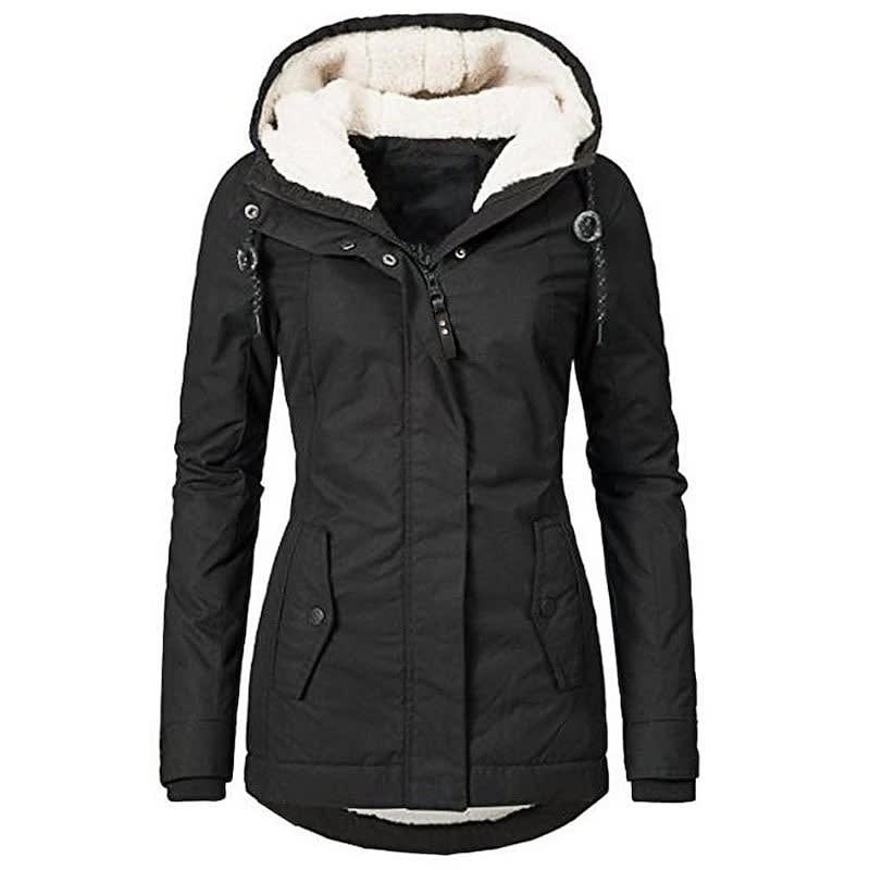 Women's Hooded Fleece Lined Parka | Westbury_5
