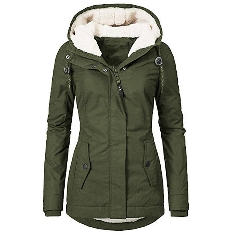 Women's Hooded Fleece Lined Parka | Westbury_8