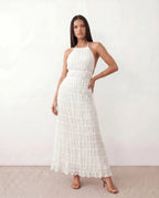 Women's Tiered Ruffle Maxi Dress | Lowri_1