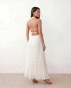 Women's Tiered Ruffle Maxi Dress | Lowri_3