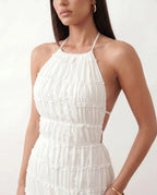 Women's Tiered Ruffle Maxi Dress | Lowri_4