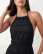 Women's Tiered Ruffle Maxi Dress | Lowri_8