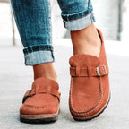 Women's Arch Support Suede Clogs | Wynne_4