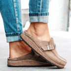 Women's Arch Support Suede Clogs | Wynne_7