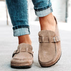 Women's Arch Support Suede Clogs | Wynne_8