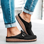 Women's Arch Support Suede Clogs | Wynne_9