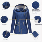 Women's Waterproof Hooded Rain Jacket | Calbourne_8