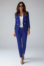 Women's Peak Lapel Tailored Suit Set | Pemberley_10