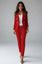 Women's Peak Lapel Tailored Suit Set | Pemberley_12