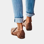 Women's Pointed Toe Slip On Flats | Quenby_2