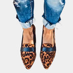 Women's Pointed Toe Slip On Flats | Quenby_6