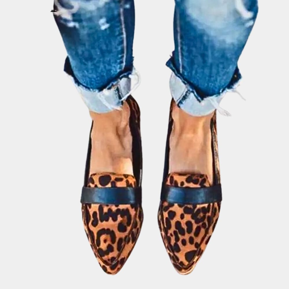 Women's Pointed Toe Slip On Flats | Quenby_6