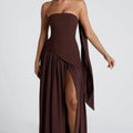 Women's Strapless Corset Maxi Dress | Hathersage_1