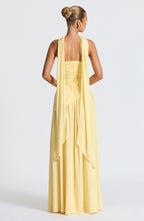 Women's Strapless Corset Maxi Dress | Hathersage_11